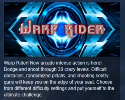 Warp Rider STEAM KEY REGION FREE GLOBAL