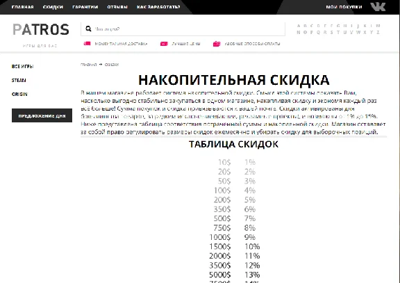 Скрипт магазина аккаунтов + админка