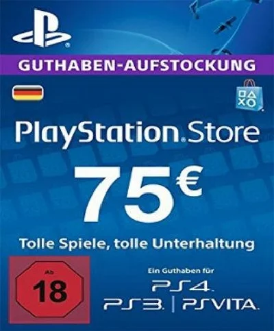 Playstation Network Card (PSN) 75 EUR (German)