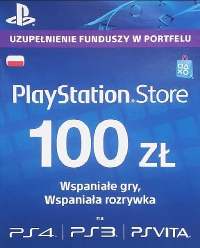 Playstation Network Card (PSN) 100 PLN