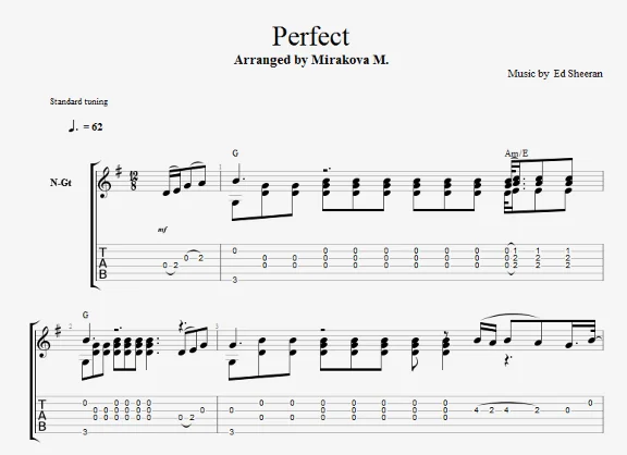 Perfect - Ed Sheeran