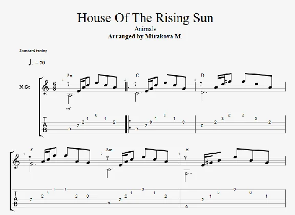House of the Rising Sun - The Animals