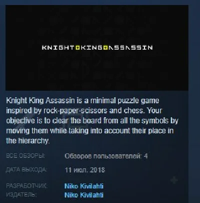 Knight King Assassin STEAM KEY REGION FREE GLOBAL