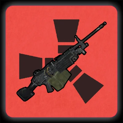 Macro on Machine Gun M249 sensor 0.55 for the game RUST