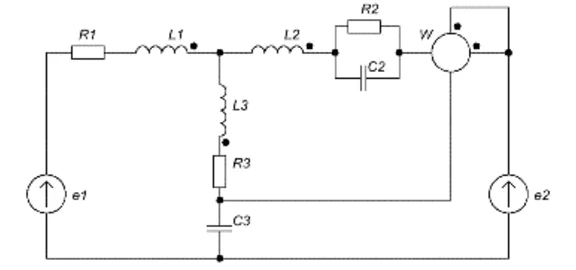 Calculation branched chain sinusoidal current. Var.7