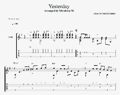 Yesterday - The Beatles