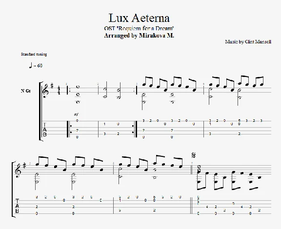 Lux Aeterna - Requiem for a Dream OST