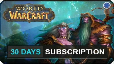 World of Warcraft Time Card 30 дней Европейская версия