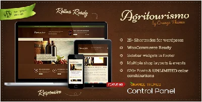 WP AgriTourismo - тема WooCommerce русский перевод