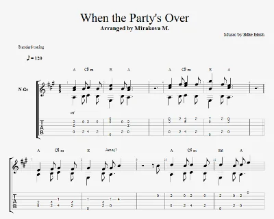 Billie Eilish - When the Party´s Over