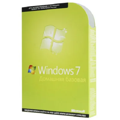 Windows 7 Home Basic 1ПК 32/64bit + АНТИВИРУС/ИГРА