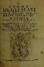 Mavro Orbini. History of the Slavic Kingdom