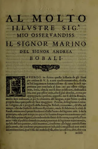 Mavro Orbini. History of the Slavic Kingdom