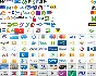 Icons of different payment systems in PNG