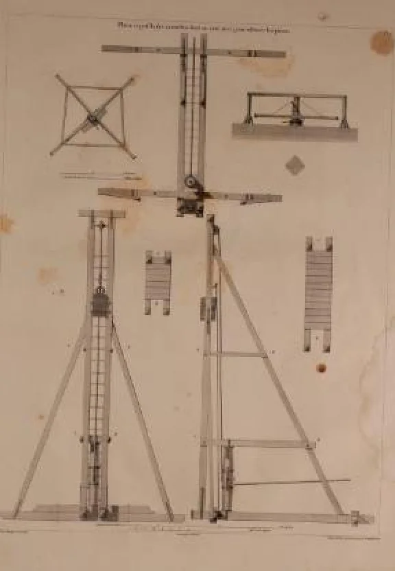 Монферран, Строительство Александрийской колонны, 1836