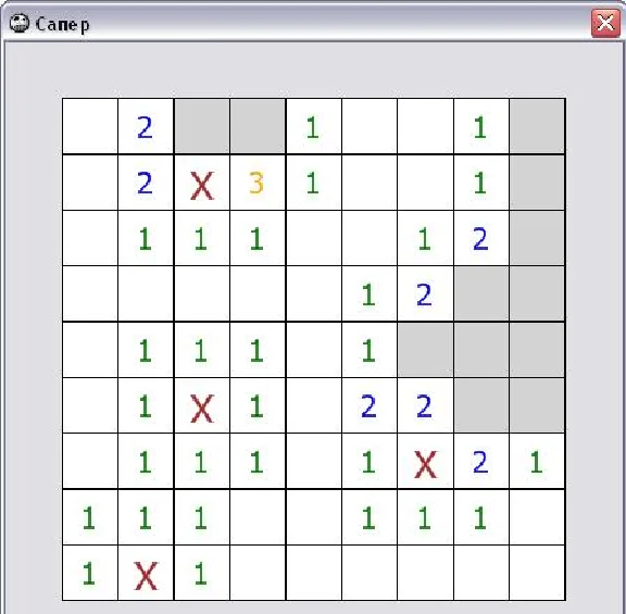 Minesweeper coursework source C # (C sharp)