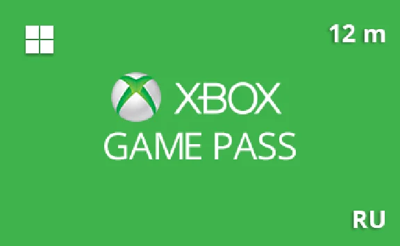 Xbox Game Pass Gift Card 12 months RU-region