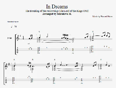 In Dreams - The Lord of the Rings OST