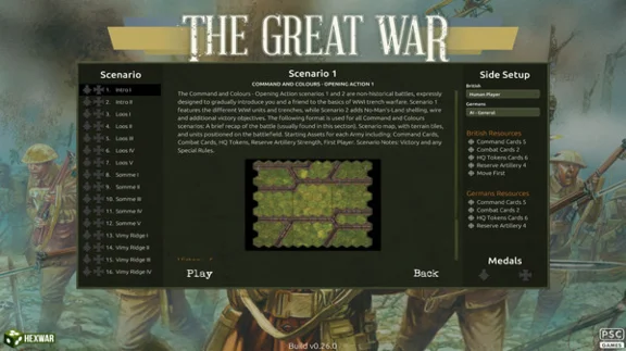 Commands & Colors: The Great War STEAM KEY REGION FREE