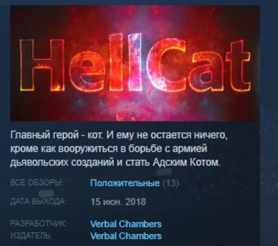HellCat STEAM KEY REGION FREE GLOBAL