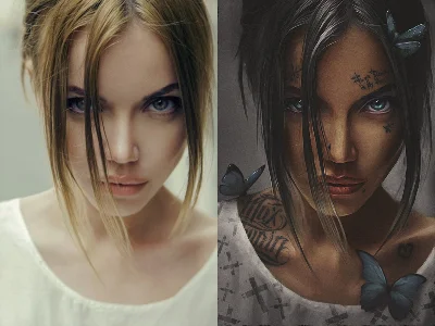 Пошаговый видео-урок по Арт обработке фотографий маслом