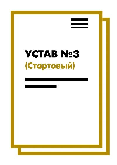 Устав ООО №3 (Стартовый) на 10 страницах 2025