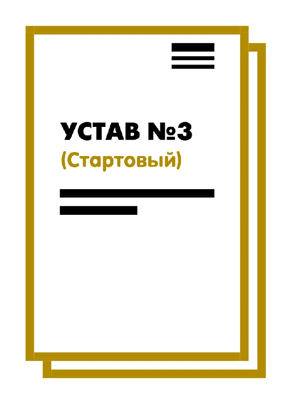 Устав ООО №3 (Стартовый) на 10 страницах 2025