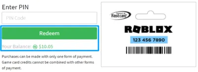 ROBLOX 10$ Game Card  COD Регион Бесплатный Мног
