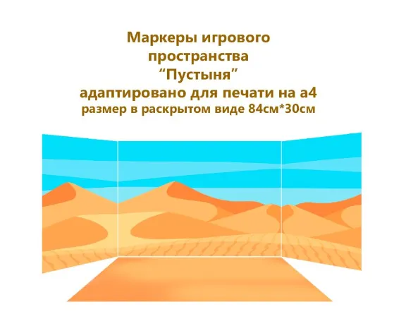 Маркеры игрового пространства "Природные зоны"