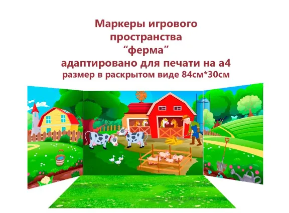 Маркеры игрового пространства "Природные зоны"