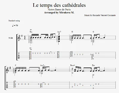 Notre Dame de Paris - Le Temps des Cathédrales
