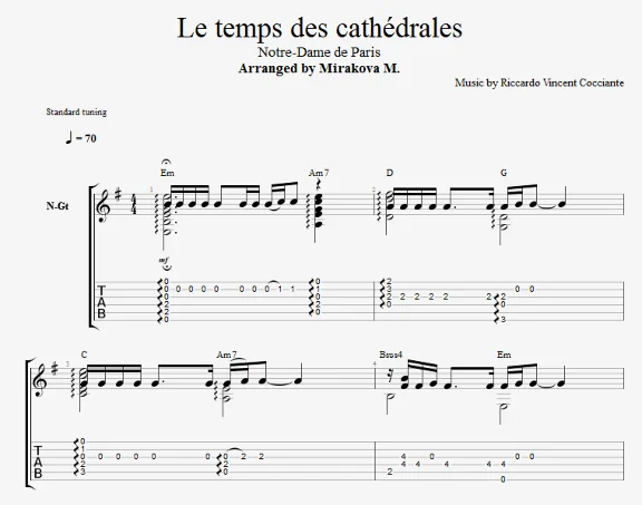 Notre Dame de Paris - Le Temps des Cathédrales
