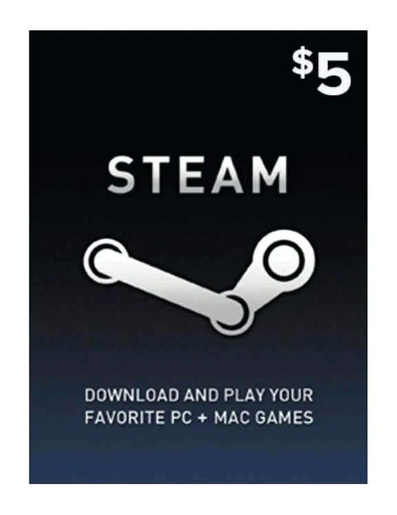 ✅STEAM WALLET GIFT CARD 5$ (USD) REGION FREE