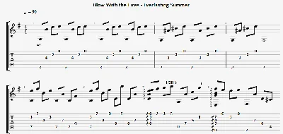 Blow with the Fires (Everlasting summer) - guitar tabs