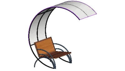 Drawings Bench-table transformer with canopy