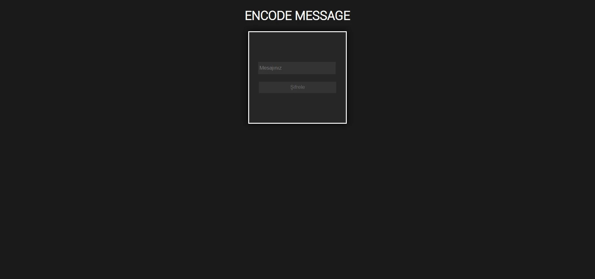 YCODEV1 - Unique message encoding program