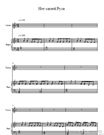 Sofya Fisenko - No Miley Rus (notes for vocal with pian