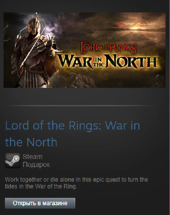 Lord of the Rings War in the North (Steam Gift RegFree)