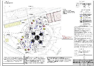 The project of the work of the crane. Brickwork