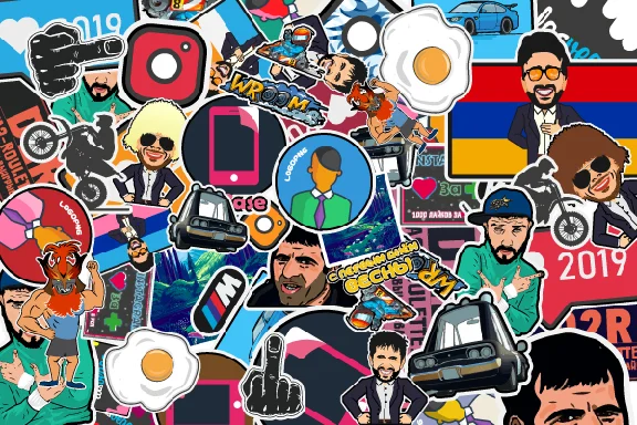 Draw stickers for WhatsApp, Telegram