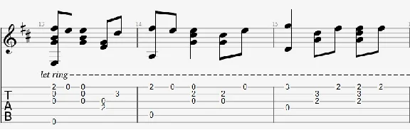 I look in the lake blue tabs for guitar