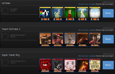 Набор карточек Steam +100 опыта | Steam Trading Cards