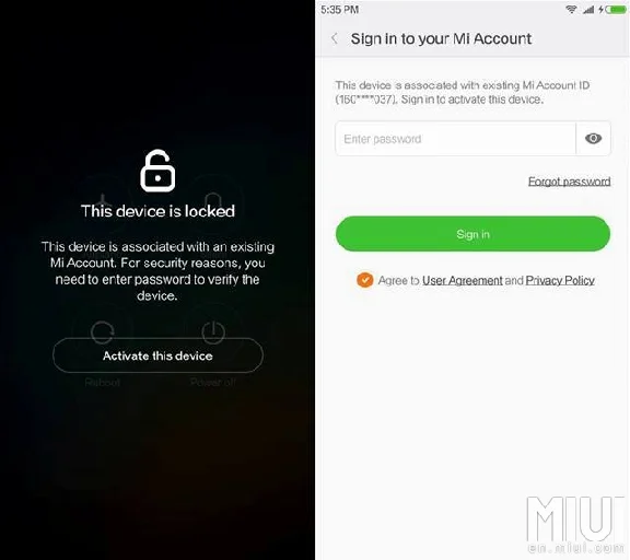 Xiaomi Mi Account official RU KZ Clean