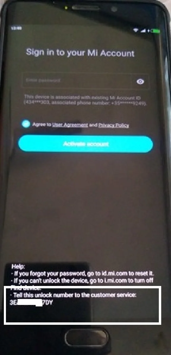 Xiaomi Mi Account official RU KZ Clean