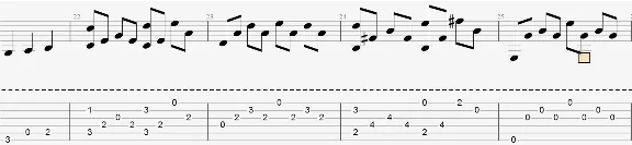 The Last Poem tabs and notes