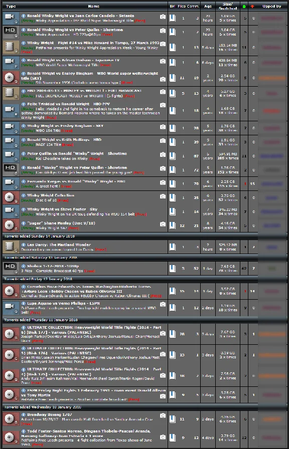 Invite on WorldBoxingVideoArchive.com (WBVA)