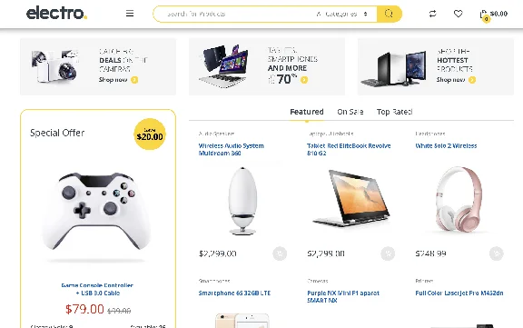 Electro - Electronics Store WooCommerce Theme
