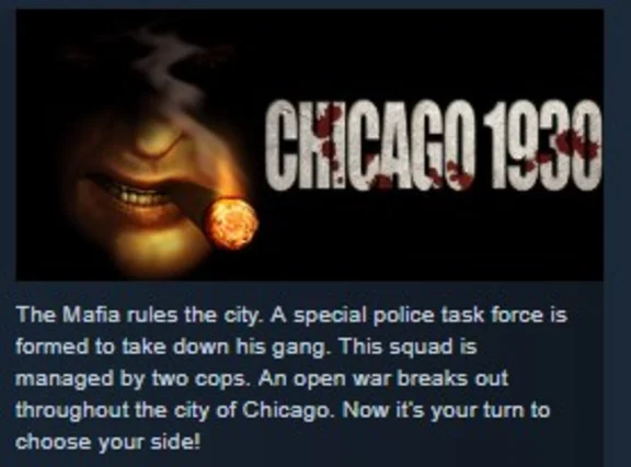 Chicago 1930 : The Prohibition 💎 STEAM KEY REGION FREE