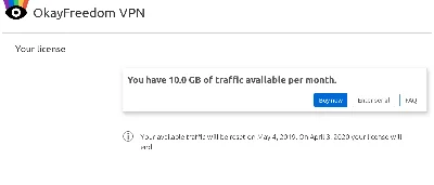 ♐ OKAYFREEDOM VPN PREMIUM КЛЮЧ 1 Г⭕️Д CODE🔑 10ГБ/месяц