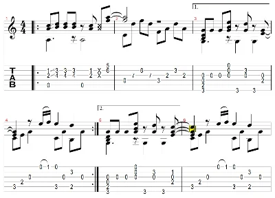Do your windows (I. talc) - arranged for guitar
